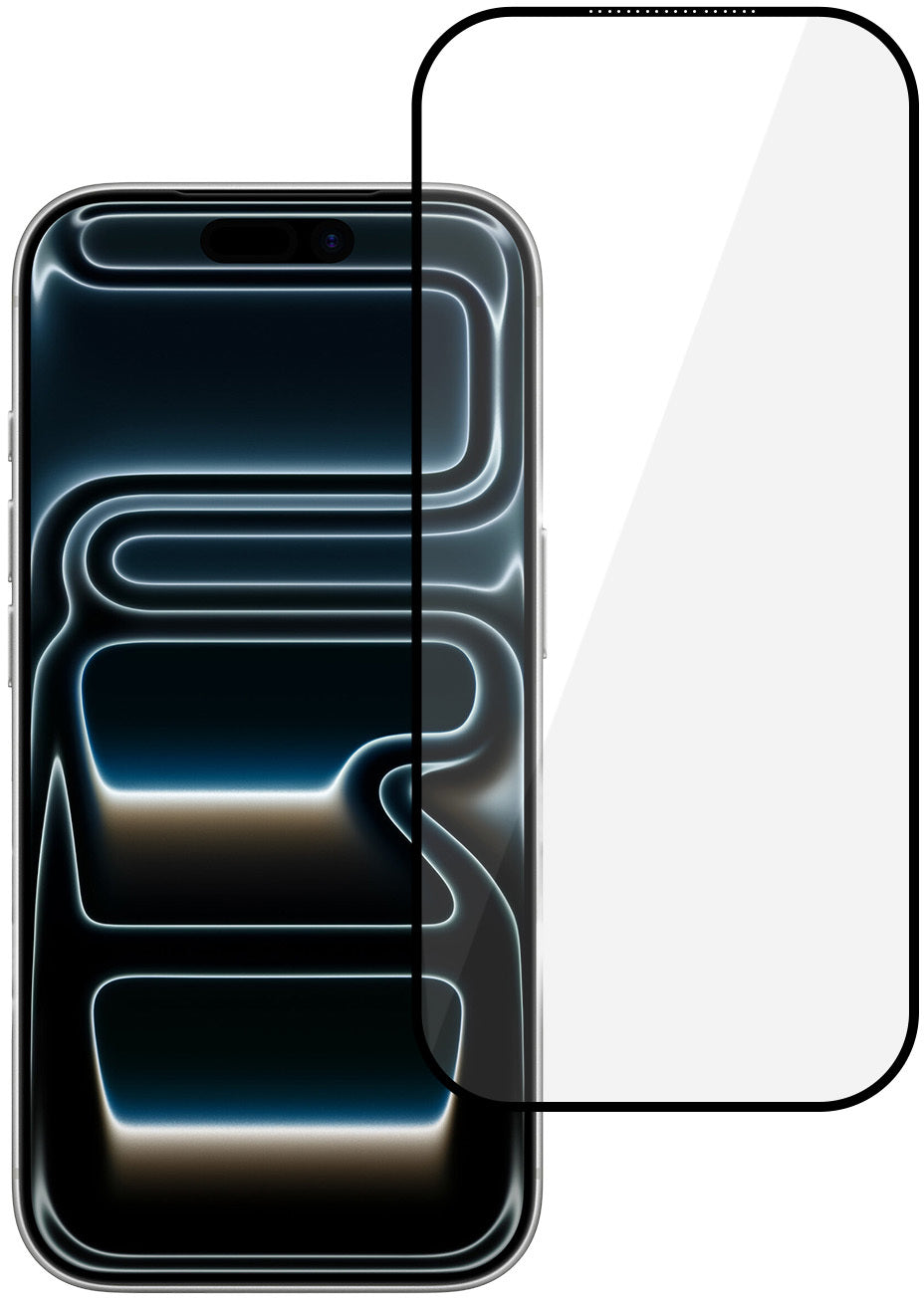 Tel Protect 10X HD DLC Diamond Coating skærmbeskyttelse til Apple iPhone 18 Pro / 17 Pro, hærdet glas, fuldlimet, sort