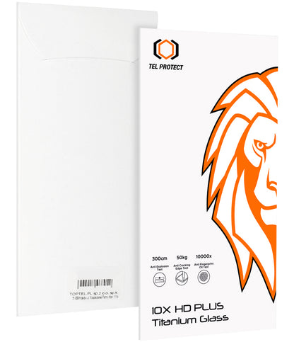 Tel Protect 10X HD Plus Titanium skærmbeskyttelse til Apple iPhone 18 Pro Max / 17 Pro Max, hærdet glas, fuldlimet, sort