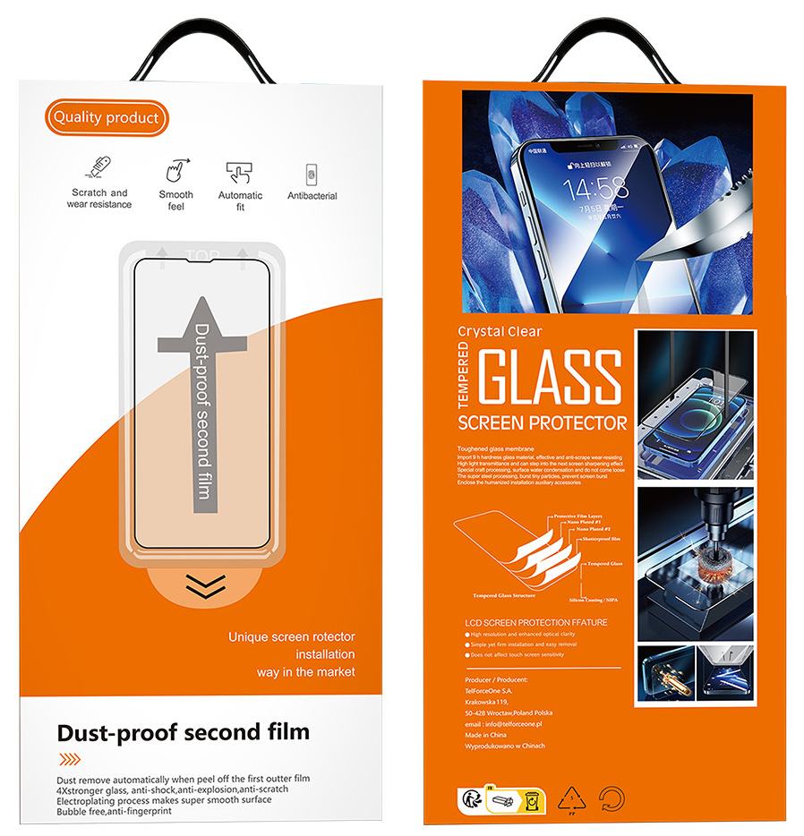 OEM Dust Free Easy Fit skærmbeskyttelse til Samsung Galaxy S26 S942, hærdet glas, fuldlimet, sort