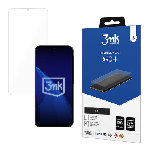 Skærmbeskytter 3MK ARC+ til Samsung Galaxy A17 4G / A17 5G / A16 5G A166 / A16 4G A165, Plastik