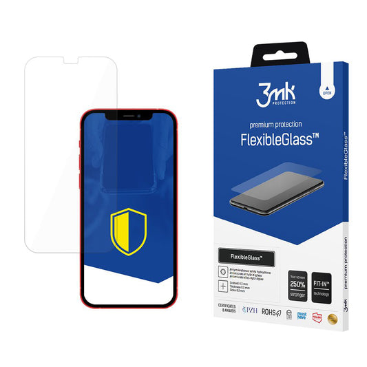 Skærmbeskyttelsesfilm 3MK FlexibleGlass til Apple iPhone 12 Pro Max, Fleksibelt Glas, Fuld Lim