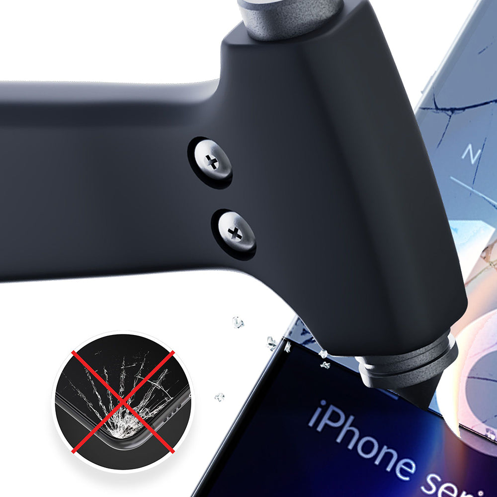 3MK FlexibleGlass Skærmbeskytter til Apple iPhone 16 Pro, Fleksibelt Glas, Fuld Lim