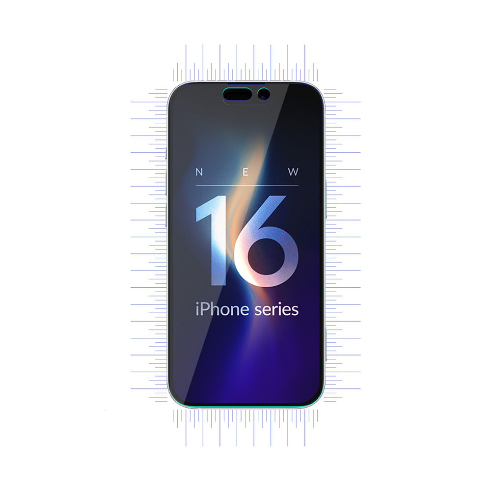 3MK FlexibleGlass Skærmbeskytter til Apple iPhone 16 Pro, Fleksibelt Glas, Fuld Lim