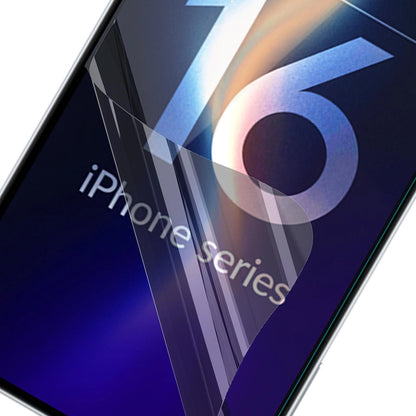 3MK FlexibleGlass Skærmbeskytter til Apple iPhone 17e / 16e, Fleksibelt Glas, Fuld Lim
