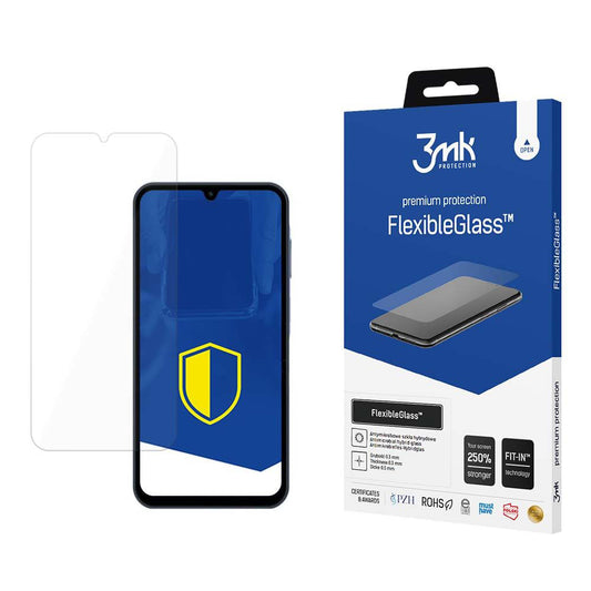 Beskyttelsesfilm til skærm 3MK FlexibleGlass til Samsung Galaxy A15 5G A156 / A15 A155, Fleksibelt Glas, Fuldklæbende