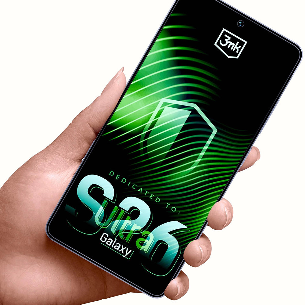 Skærmbeskyttelsesfolie 3MK FlexibleGlass til Samsung Galaxy S26 Ultra S948, Fleksibelt Glas, Fuldklæbende
