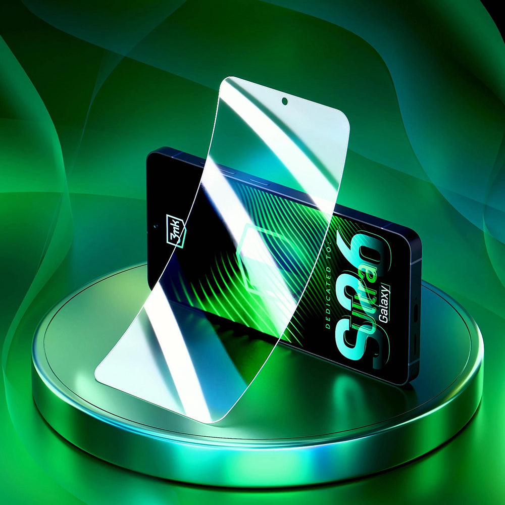 Skærmbeskyttelsesfolie 3MK FlexibleGlass til Samsung Galaxy S26 Ultra S948, Fleksibelt Glas, Fuldklæbende
