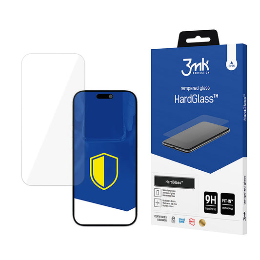 Skærmbeskyttelsesfolie 3MK HardGlass til Apple iPhone 17 Air, Hærdet Glas, Fuldklæbende
