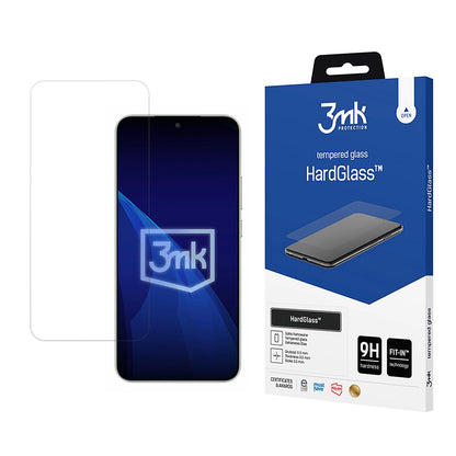 Beskyttelsesfilm til skærm 3MK HardGlass til OnePlus 15, Hærdet Glas, Fuldklæbende