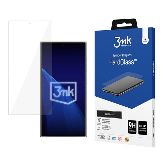 Beskyttelsesfilm til skærm 3MK HardGlass til Samsung Galaxy S26 Ultra S948, Hærdet Glas, Fuldklæbende