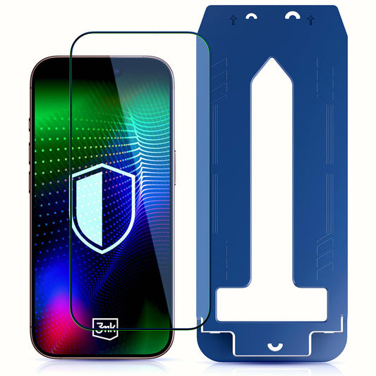 Skærmbeskyttelsesfolie 3MK Hardy Ultra til Apple iPhone 17 Pro, Hærdet Glas, Full Glue, Sort