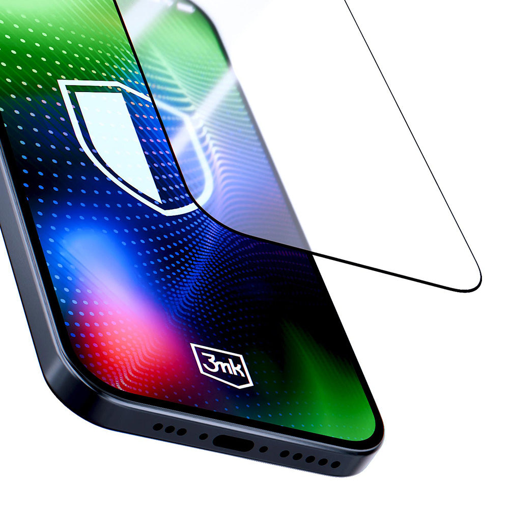 Skærmbeskyttelsesfolie 3MK Hardy Ultra til Apple iPhone 17 Pro, Hærdet Glas, Full Glue, Sort
