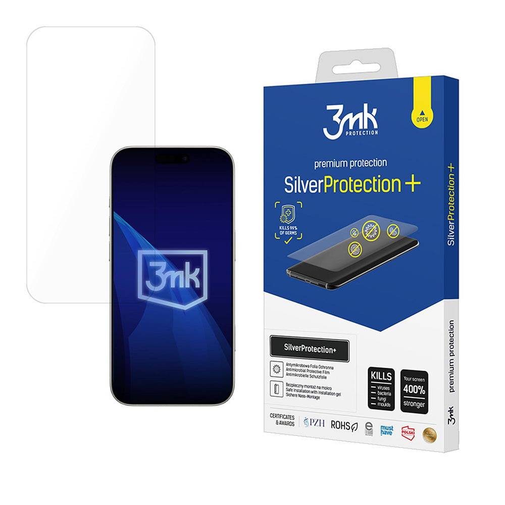 Skærmbeskyttelsesfolie 3MK Silver Protect+ til Apple iPhone 17, Plastik
