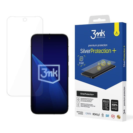 Skærmbeskytter 3MK Silver Protect+ til Google Pixel 9a, Plastik