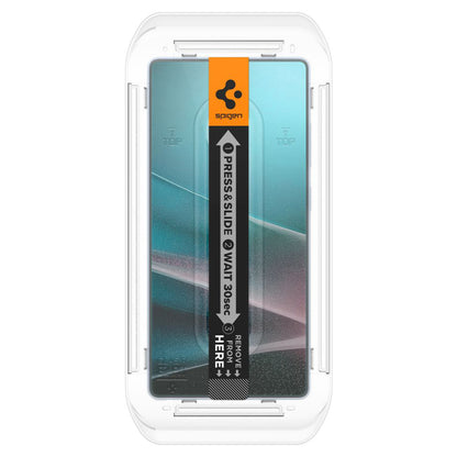 Privacy-skærmbeskytter Spigen GlastR EZ FIT HD til Samsung Galaxy S25 Ultra S938, hærdet glas, fuld lim, sæt med 2 stk. AGL09335
