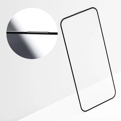 Beskyttelsesfilm til skærm OEM OG Premium til Apple iPhone 17 Pro Max, Hærdet Glas, Fuldklæbende, Sort