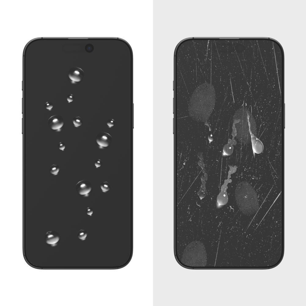 Tech-Protect FIT+ Screen Protector for Motorola Moto G77 / G67, Tempered Glass, Full Glue, Set of 2 pieces, 2.5D, Black