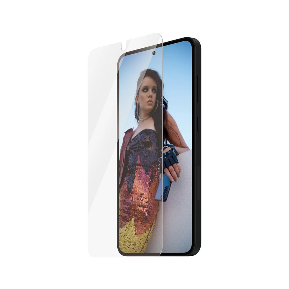 PanzerGlass Safe Skærmbeskytter. Ultra-Wide Fit EasyAligner til Samsung Galaxy S25+ S936, Hærdet Glas, Full Glue, Genforseglet