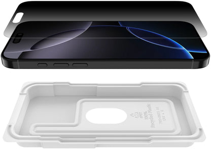 Privacy Skærmbeskyttelsesfilm Belkin ScreenForce InvisiGlass til Apple iPhone 16 Pro Max, Sikkerhedsglas, Full Glue OVA170hq
