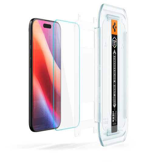 Beskyttelsesfilm til skærm Spigen GlastR EZ FIT til Apple iPhone 17 Air, Hærdet Glas, Fuldklæbende, Sæt med 2 stykker