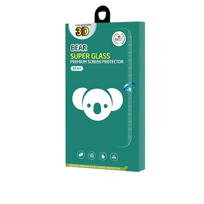 Bear Super Hard Screen Protector Film for Samsung Galaxy S25 Ultra S938, Tempered Glass, Full Glue, 3D, Black