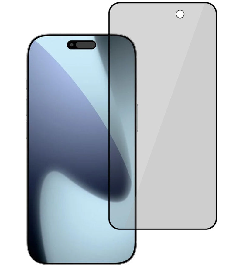 Tel Protect 10X Plus Titanium Privacy-skærmbeskytter til Apple iPhone 17 Pro Max, hærdet glas, fuldlimning