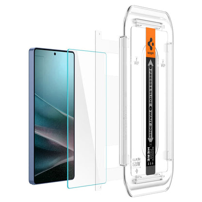 Spigen GlastR EZ FIT HD Screen Protector for Samsung Galaxy S25 Ultra S938, Tempered Glass, Full Glue, Set of 2 pieces AGL09082