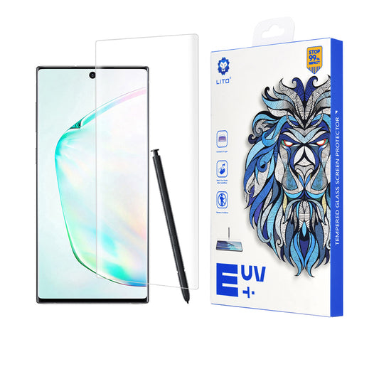 Lito skærmbeskytter til Samsung Galaxy Note 10+ 5G N976 / Note 10+ N975, hærdet glas, UV-lim, 3D