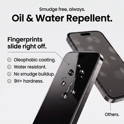 Tech-Protect OneTouch Skærmbeskytter til Apple iPhone 18 Pro / 17 Pro, Hærdet Glas, Fuld Lim, Sæt med 2 stk., Transparent