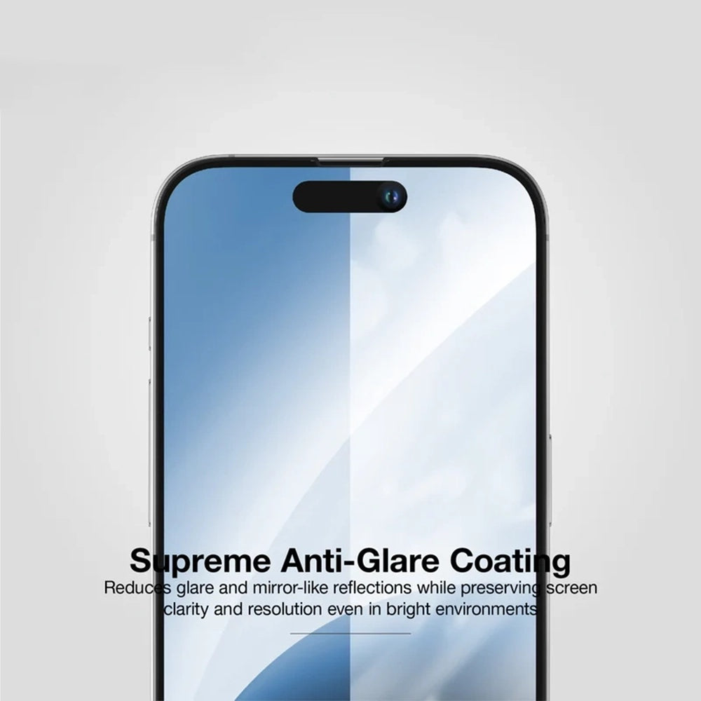 Beskyttelsesfilm Anank 10X Reinforced CG til Apple iPhone 17 Air, Hærdet Glas, Full Glue, 2.5D, Sort