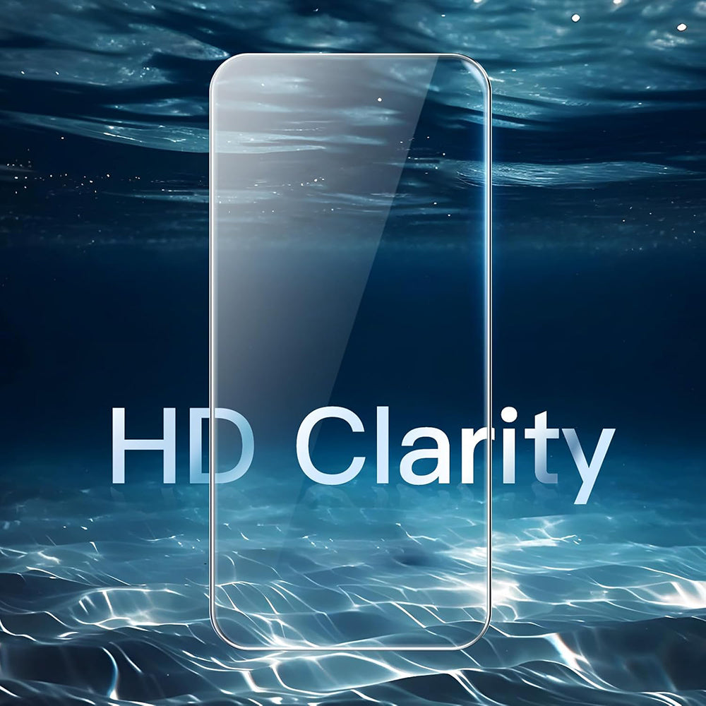 Anank 1X Forstærket Skærmbeskyttelsesfilm til Apple iPhone 16 Pro Max, Hærdet Glas, Fuld Lim, 3D, Sæt med 10 stk.