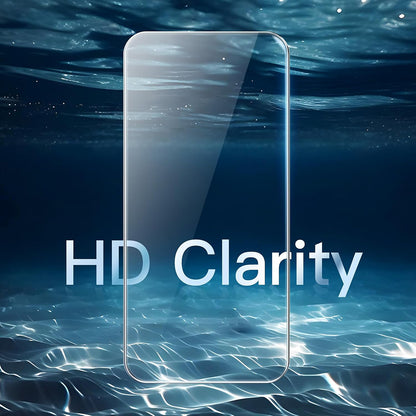 Anank 1X Forstærket Skærmbeskyttelsesfilm til Apple iPhone 16 Pro, Hærdet Glas, Fuld Lim, 3D, Sæt med 10 stk.