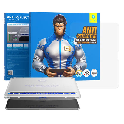 Blueo Anti-Reflective HD Skærmbeskyttelsesfilm med Applicator Pro til Apple iPad Air (2022) / Pro 11 (2021), Hærdet Glas, Fuld Lim