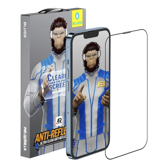 Beskyttelsesfilm til skærm Blueo Anti-Reflective HD Applicator Pro til Apple iPhone 17 Air, Hærdet Glas, Full Glue, Sort