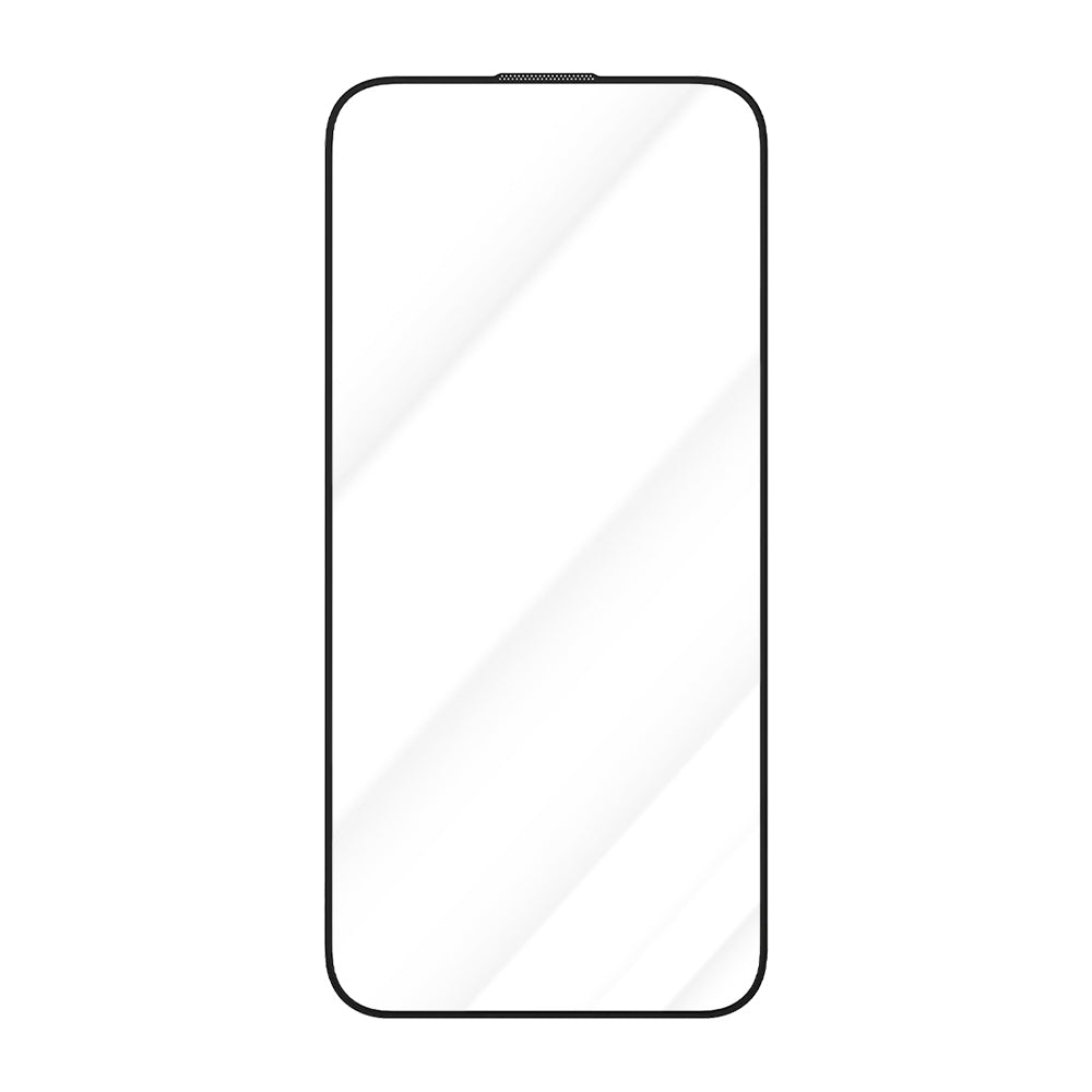 Blueo Crystal Anti-Scratch Skærmbeskyttelsesfilm til Apple iPhone 15 Pro, Hærdet Glas, Fuld Lim, Sort