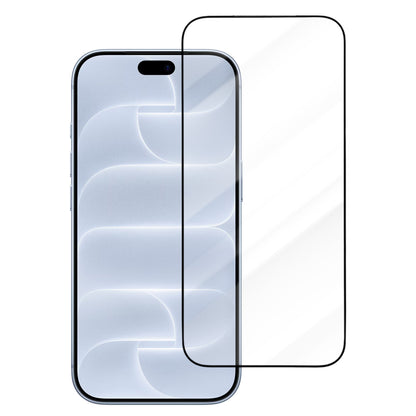 Blueo Drop Resistant Applicator Pro Screen Protector for Apple iPhone 18 Pro / 17 Pro / 17 / 16 Pro, Tempered Glass, Full Glue, Black