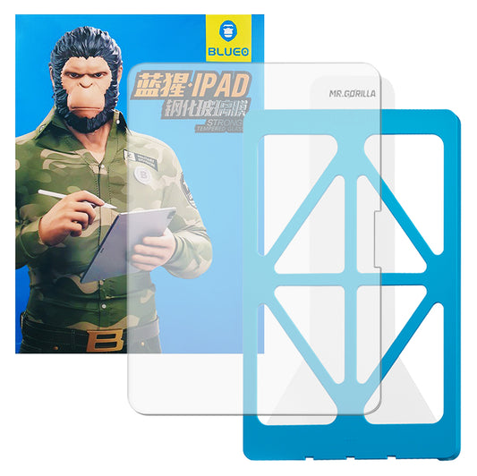Blueo HD Applicator Pro Skærmbeskyttelsesfilm til Apple iPad Pro 13 (2024), Hærdet Glas, Fuld Lim