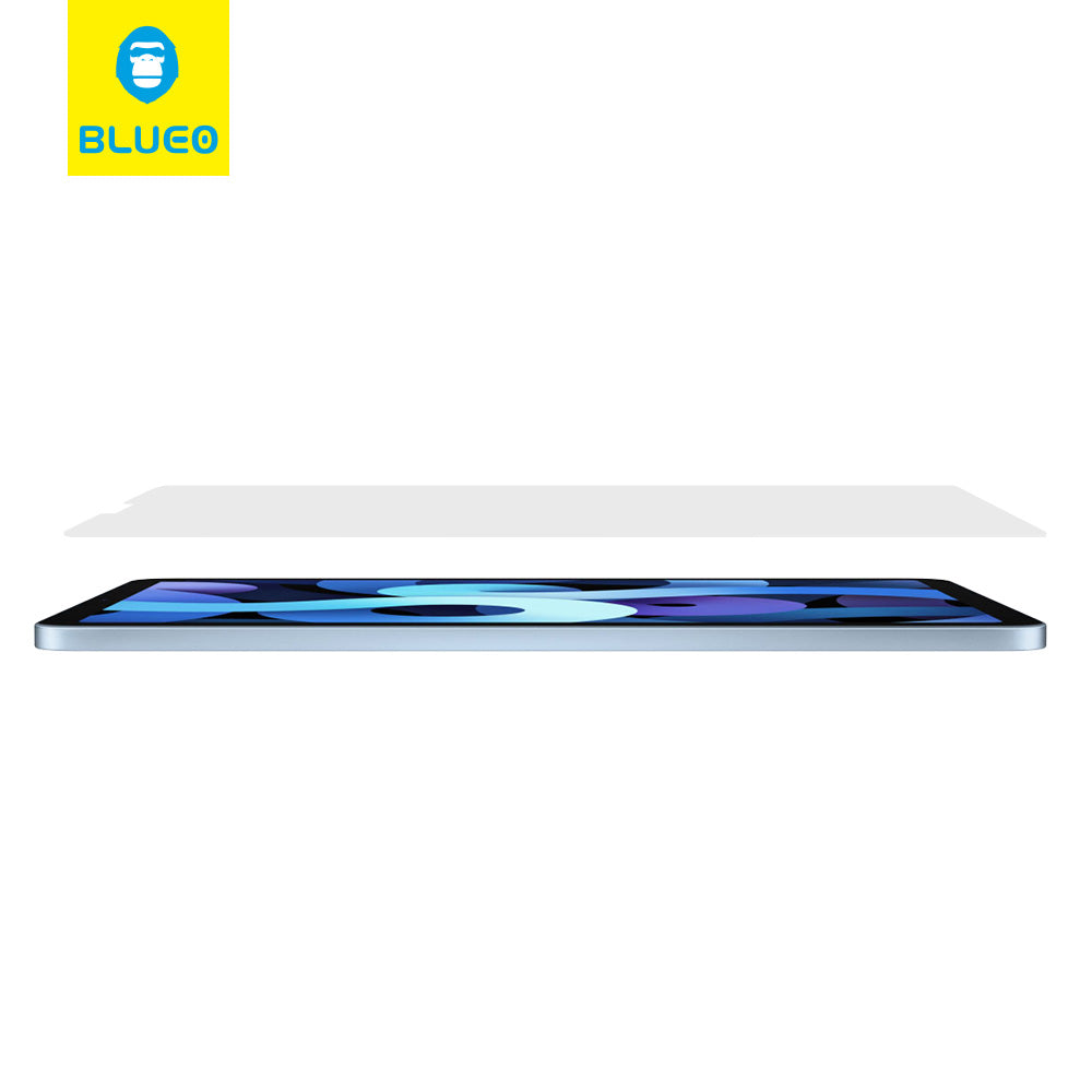 Blueo HD skærmbeskyttelsesfilm til Apple iPad Pro 12.9 (2022) / Pro 12.9 (2021) / Pro 12.9 (2020), hærdet glas, fuld lim