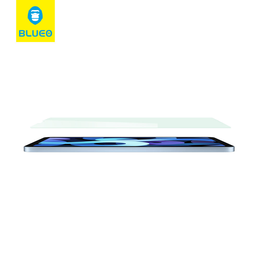 Blueo Screen Protector Film for Apple iPad 10.2 (2021) / 10.2 (2020) / 10.2 (2019), Tempered Glass, Full Glue