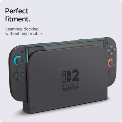 Techsuit SwitchAura Skærmbeskyttelsesfilm med Applikator til Nintendo Switch 2, Hærdet Glas, Sæt med 2 stk.