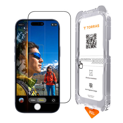 Torras Sunview AR Skærmbeskyttelsesfilm til Apple iPhone 18 Pro Max / 17 Pro Max, Hærdet Glas, Fuld Lim
