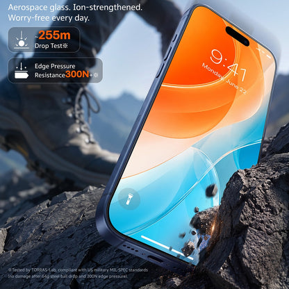 Torras Sunview AR Skærmbeskyttelsesfilm til Apple iPhone 18 Pro Max / 17 Pro Max, Hærdet Glas, Fuld Lim