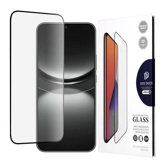 Skærmbeskyttelsesfilm DUX DUCIS til Huawei nova 12, hærdet glas, Edge Glue, sort
