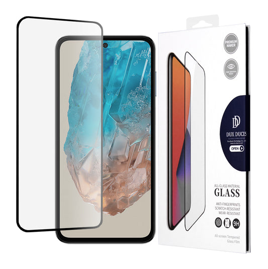 Skærmbeskyttelsesfilm DUX DUCIS til Samsung Galaxy M35, hærdet glas, Edge Glue, sort