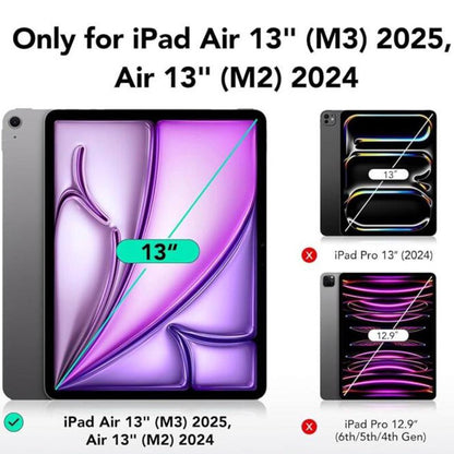 Beskyttelsesfilm ESR Armorite UltraFit til Apple iPad Air 13 (2025) / Air 13 (2024), Hærdet Glas, Fuldklæbende, Sæt med 2 stykker