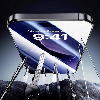 ESR Armorite UltraFit Skærmbeskyttelsesfilm til Apple iPhone 18 Pro Max / 17 Pro Max, Hærdet Glas, Fuld Lim, Sæt med 2 stk., Sort