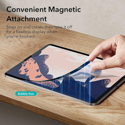 Beskyttelsesfilm ESR Paper Feel Magnetic til Apple iPad Air 13 (2025) / Air 13 (2024), Plast