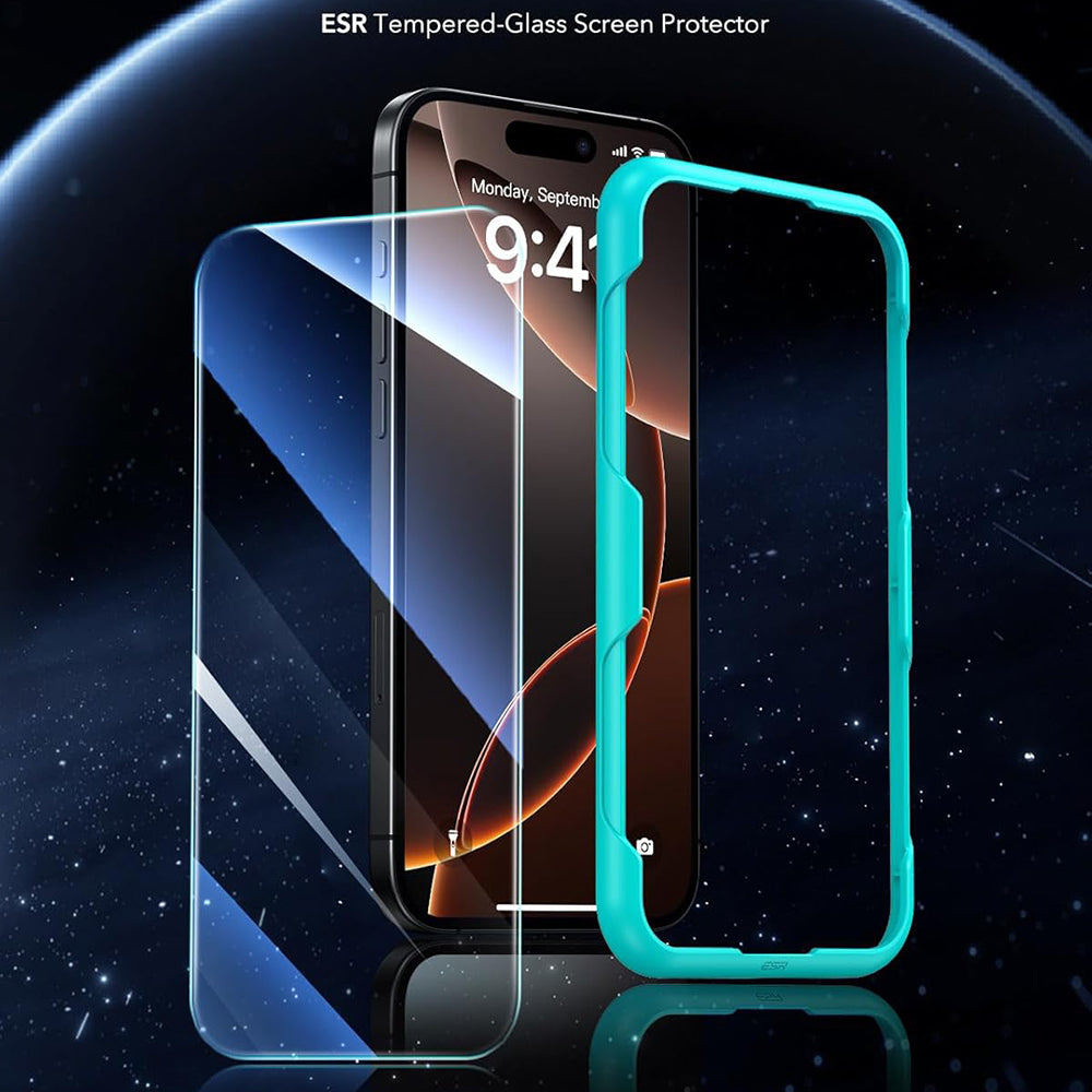Beskyttelsesfilm ESR-skærm til Apple iPhone 17 Air, Hærdet Glas, Full Glue, Sæt med 3 stykker