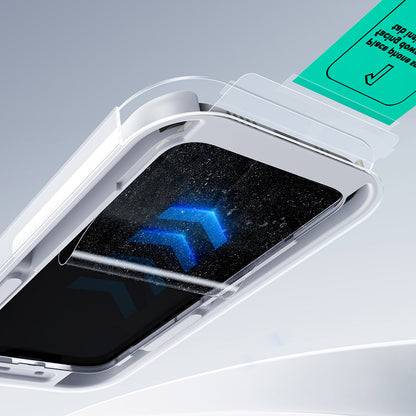 ESR UltraFit Classic Skærmbeskytter til Apple iPhone 18 Pro / 17 Pro, Hærdet Glas, Fuld Lim, Sæt med 2 stk, Sort