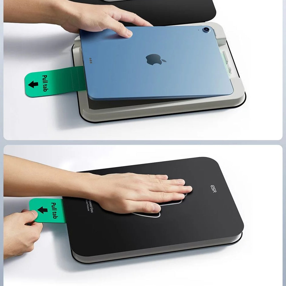 Beskyttelsesfilm ESR UltraFit til Apple iPad (2025) / (2022), Hærdet Glas, Fuldklæbende, Sæt med 2 stykker
